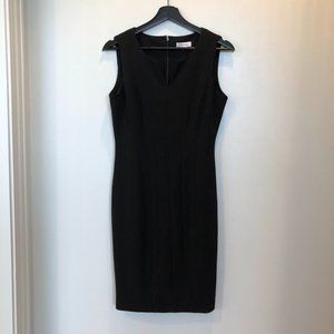Calvin Klein black bodycon shift dress